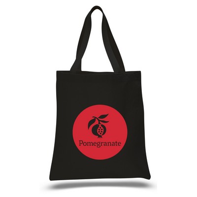 12 Oz. Canvas Promotional Tote Bag w/ Web Handles (15"x16")